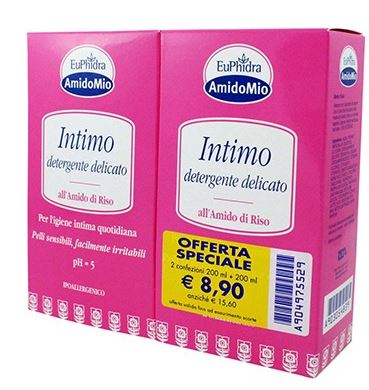 EUPHIDRA ABBINATA INTIMO DETERGENTE DELICATO 200 ML + 200 ML - Farmacia Murachelli Di Putelli dr. Giovanni