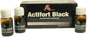 ACTIFORT BLACK 10 FLACONCINI 10 ML - Farmacia Murachelli Di Putelli dr. Giovanni