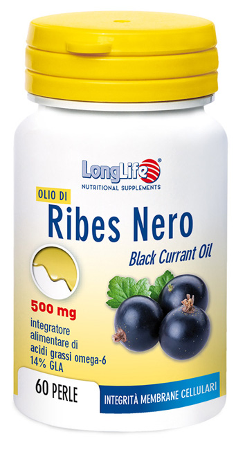 LONGLIFE OLIO RIBES NERO 60 PERLE DI GELATINA - Farmacia Murachelli Di Putelli dr. Giovanni