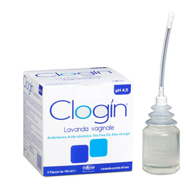 CLOGIN LAVANDA VAGINALE 5 FLACONI DA 100 ML + 5 CANNULE VAGINALI MONOUSO - Farmacia Murachelli Di Putelli dr. Giovanni