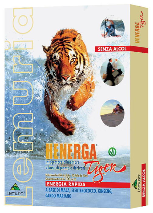HENERGA TIGER 10 FIALE 10 ML SENZA ALCOL - Farmacia Murachelli Di Putelli dr. Giovanni