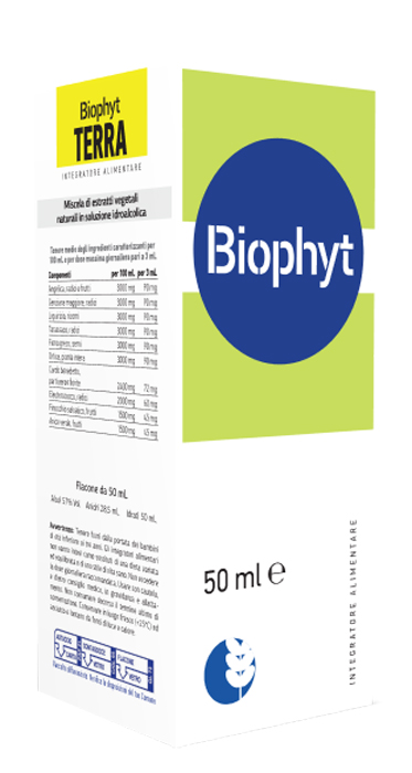 BIOPHYT TERRA 50 ML SOLUZIONE IDROALCOLICA - Farmacia Murachelli Di Putelli dr. Giovanni