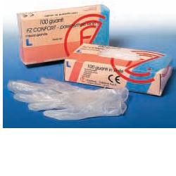 GUANTO IN VINILE CONFORT MISURA EXTRA SMALL ANTIADERENTE BIOCOMPATIBILE UTILIZZABILE ANCHE A CONTATTO CON SOSTANZE ALIMENTARI 100 PEZZI SENZA POLVERE - Farmacia Murachelli Di Putelli dr. Giovanni