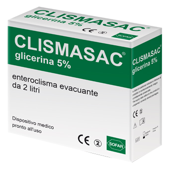 ENTEROCLISMA CLISMASAC 5% 2LITRI - Farmacia Murachelli Di Putelli dr. Giovanni