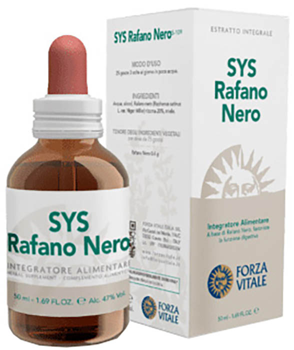 SYS RAFANO NERO GOCCE 50 ML - Farmacia Murachelli Di Putelli dr. Giovanni