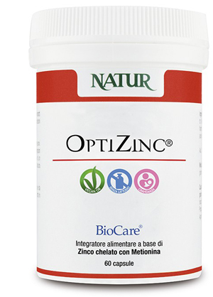 OPTIZINC 60 CAPSULE VEGETALI 379 MG - Farmacia Murachelli Di Putelli dr. Giovanni
