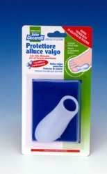 PROTETTORE ALLUCE VALGO REALIZZATO IN GEL DI SILICONE BIANCOSEMITRASPARENTE SAGOMATO PER AVVOLGERE LA PARTE DOLENTE E SENSIBILE DELL'ALLUCE IGIENEPIEDE 1 PEZZO - Farmacia Murachelli Di Putelli dr. Giovanni