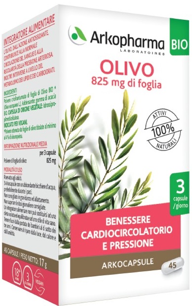 ARKO CAPSULE OLIVO BIO 45 CAPSULE - Farmacia Murachelli Di Putelli dr. Giovanni