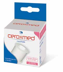 CEROTTO ADESIVO IN ROCCHETTO CEROXMED IN TESSUTO NON TESSUTO AERATO IPOALLERGENICO BIANCO 500X5 CM 1 PEZZO - Farmacia Murachelli Di Putelli dr. Giovanni
