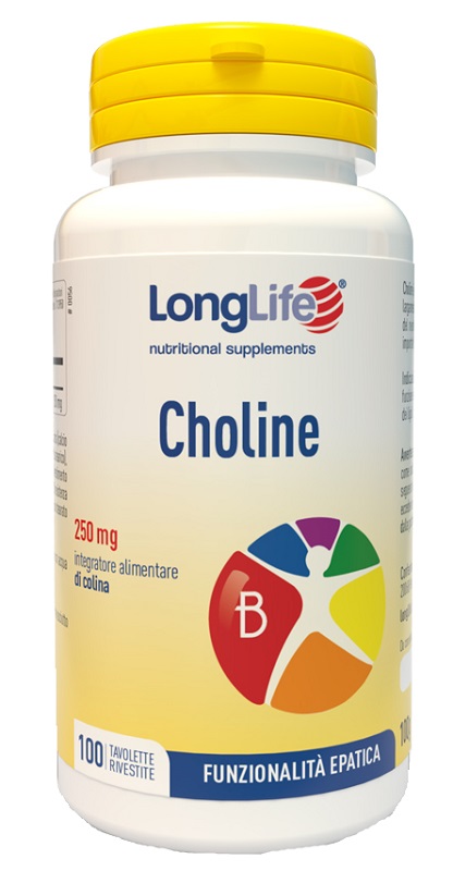 LONGLIFE CHOLINE 100 TAVOLETTE RIVESTITE - Farmacia Murachelli Di Putelli dr. Giovanni
