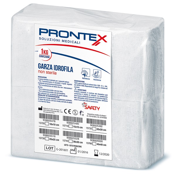 PRONTEX GARZA 30X30CM 1KG - Farmacia Murachelli Di Putelli dr. Giovanni