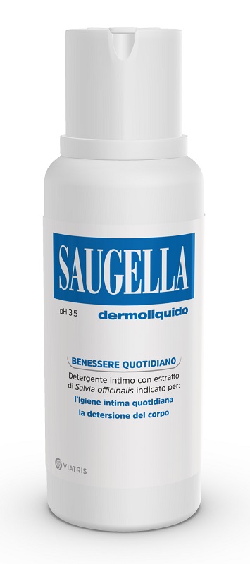 SAUGELLA DERMOLIQUIDO PH 3,5 DETERGENTE INTIMO BENESSERE QUOTIDIANO 250 ML - Farmacia Murachelli Di Putelli dr. Giovanni