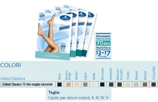 SAUBER COLLANT 70 DENARI MAGLIA MICRORETE MEDIO 4 LINEA CLASSICA - Farmacia Murachelli Di Putelli dr. Giovanni