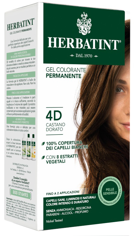 HERBATINT 4D CASTANO DORATO 150 ML - Farmacia Murachelli Di Putelli dr. Giovanni