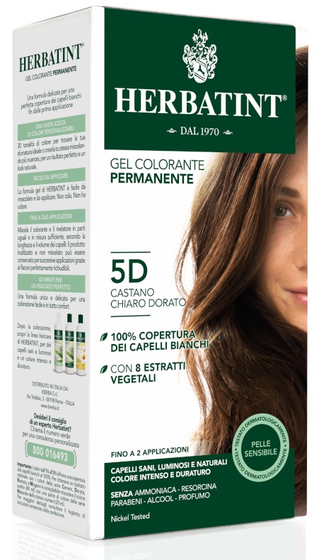 HERBATINT 5D CASTANO CHIARO DORATO 150 ML - Farmacia Murachelli Di Putelli dr. Giovanni