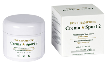 SPORT 2 CREMA MASSAGGIO VEGETALE VASO 250 ML - Farmacia Murachelli Di Putelli dr. Giovanni