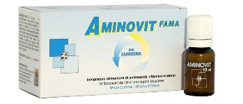 AMINOVIT FAMA CARNOSINA 10 FLACONCINI 10 ML - Farmacia Murachelli Di Putelli dr. Giovanni