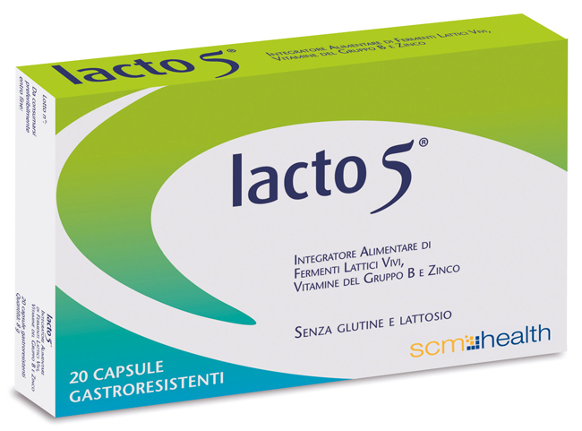 LACTO 5 20 CAPSULE - Farmacia Murachelli Di Putelli dr. Giovanni