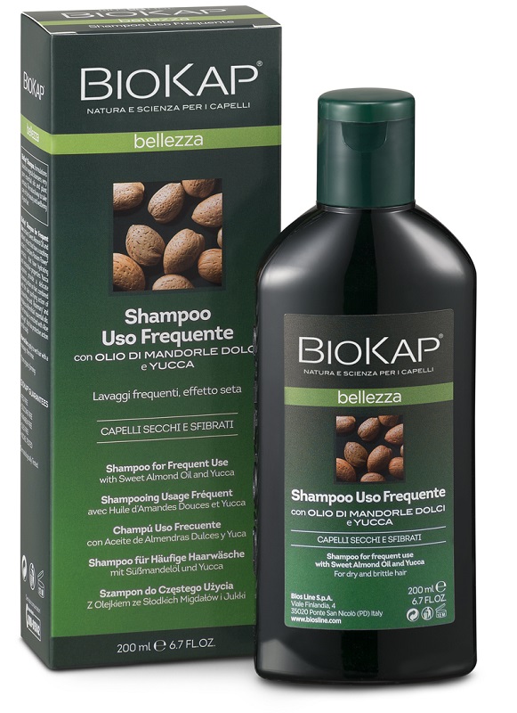 BIOKAP BELLEZZA SHAMPOO USO FREQUENTE 200 ML BIOSLINE - Farmacia Murachelli Di Putelli dr. Giovanni