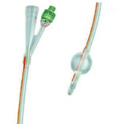 CATETERE FOLEY IN SILICONE TRASPARENTE A 2 VIE CON PALLONCINO 5-10ML DIAMETRO CH20 6,66MM LUNGHEZZA 40CM - Farmacia Murachelli Di Putelli dr. Giovanni