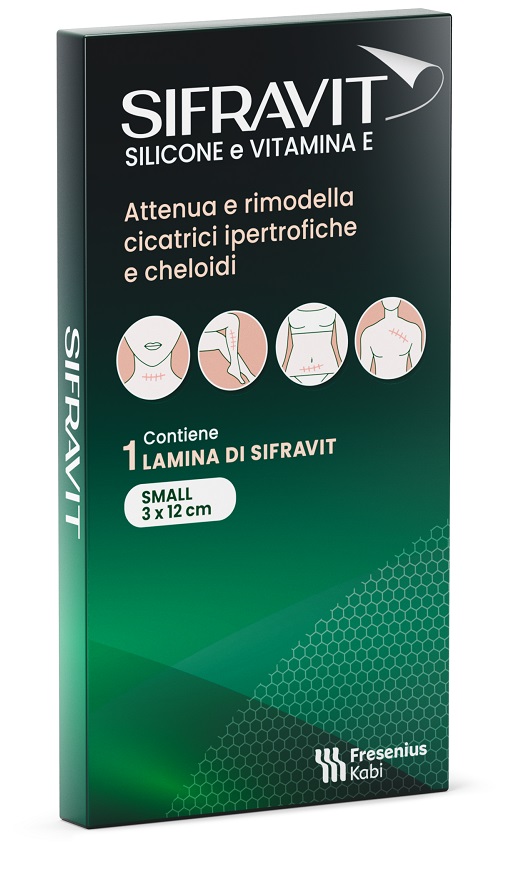 SIFRAVIT PLACCA SILICONE 3X12 CM SMALL 1 PEZZO - Farmacia Murachelli Di Putelli dr. Giovanni