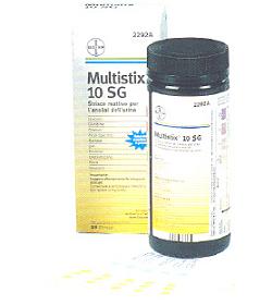 STRISCIA REATTIVA MULTITEST MULTISTIX 10SG 100 STRISCE CODICE ARTICOLO 2300C - Farmacia Murachelli Di Putelli dr. Giovanni