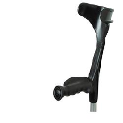 CANADESI IN LEGA LEGGERA CON BLOCCO RAPIDO DELLA REGOLAZIONE DELL'ALTEZZA A VITE+CLIP DI SICUREZZA A PRESSIONE CON CATARIFRANGENTE INCORPORATO COLORE NERO - Farmacia Murachelli Di Putelli dr. Giovanni