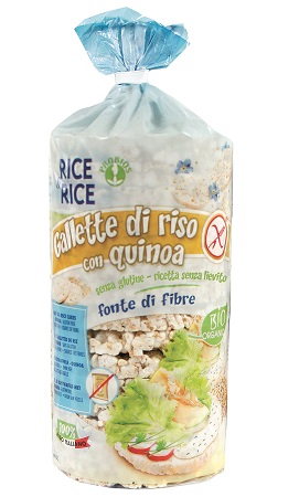 RICE&RICE GALLETTE DI RISO CON QUINOA 100 G SENZA LIEVITO - Farmacia Murachelli Di Putelli dr. Giovanni