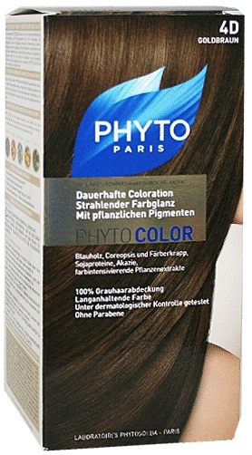 PHYTO PARIS PHYTOCOLOR CASTANO CHIARO DORATO 4D - Farmacia Murachelli Di Putelli dr. Giovanni