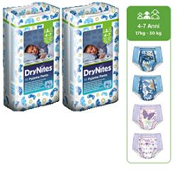 PANNOLINO HUGGIES DRYNITES GIRL PYJAMA PANTS 4/7 ANNI M 17/30KG 10 PEZZI - Farmacia Murachelli Di Putelli dr. Giovanni