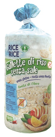 RICE&RICE GALLETTE DI RISO SENZA SALE E SENZA LIEVITO 100 G - Farmacia Murachelli Di Putelli dr. Giovanni