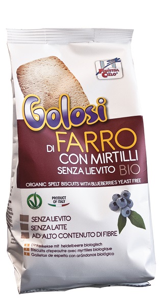 FSC I GOLOSI BISCOTTI DI FARRO E MIRTILLI BIO SENZA LIEVITO VEGAN SENZA LATTE 250 G - Farmacia Murachelli Di Putelli dr. Giovanni
