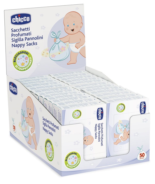 CHICCO SACCHETTI PROFUMATI PANNOLINI - Farmacia Murachelli Di Putelli dr. Giovanni
