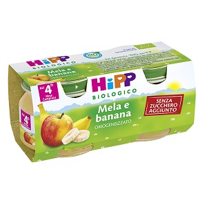 HIPP BIO FRUTTA GRATTUGGIATA MELA BANANA 4X100 G - Farmacia Murachelli Di Putelli dr. Giovanni