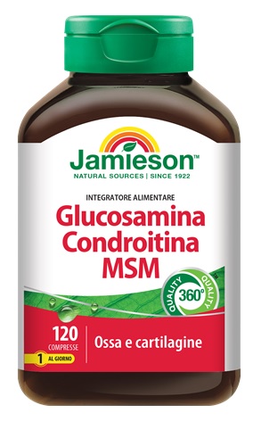 JAMIESON GLUCOSAMINA CONDROITINA MSM 120 COMPRESSE - Farmacia Murachelli Di Putelli dr. Giovanni