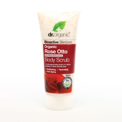 DR ORGANIC ROSE OTTO ROSA BODY SCRUB CORPO 200 ML - Farmacia Murachelli Di Putelli dr. Giovanni