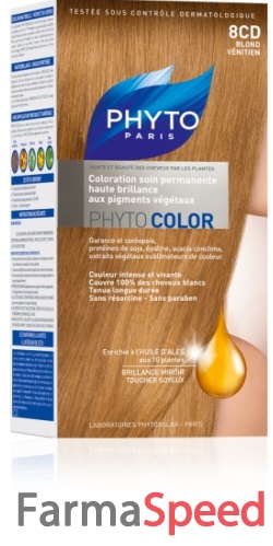 PHYTO PARIS PHYTOCOLOR 8CD BIONDO CHIARO RAMATO DORATO - Farmacia Murachelli Di Putelli dr. Giovanni