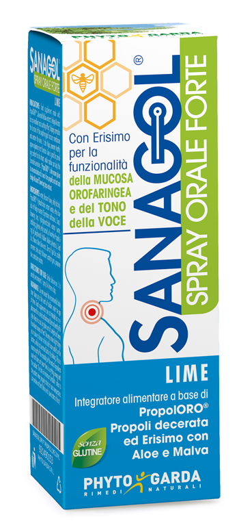 SANAGOL SPRAY FORTE PROPOLI LIME 20 ML - Farmacia Murachelli Di Putelli dr. Giovanni