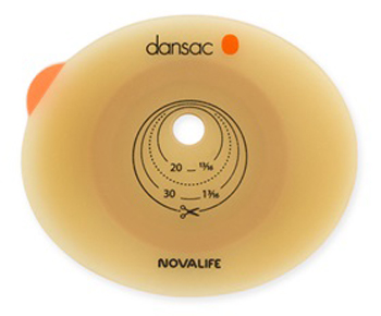 PLACCA PER COLO ILEO ED UROSTOMIA DANSAC NOVALIFE2 55MM RITAGLIABILE 10-47 - Farmacia Murachelli Di Putelli dr. Giovanni