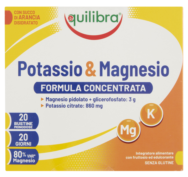 POTASSIO & MAGNESIO FROMULA CONCENTRATA 20 BUSTINE MONODOSE - Farmacia Murachelli Di Putelli dr. Giovanni