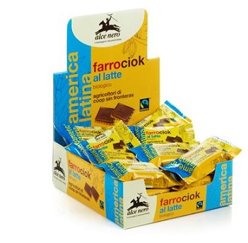 BISCOTTO DI FARRO E CIOCCOLATO AL LATTE BIO FAIRTRADE 28 G - Farmacia Murachelli Di Putelli dr. Giovanni