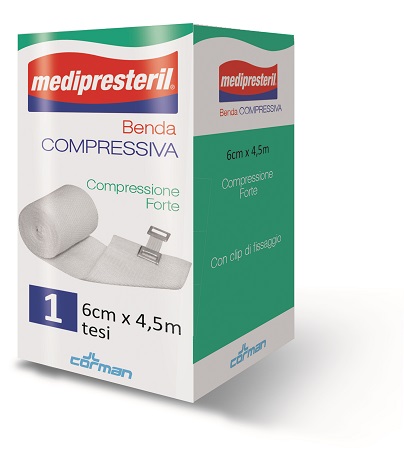 BENDA MEDIPRESTERIL COMPRESSIONE FORTE M4,5X6CM TESI - Farmacia Murachelli Di Putelli dr. Giovanni