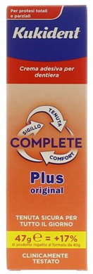 KUKIDENT PLUS COMPLETE CREMA ADESIVA PER PROTESI DENTARIE 47 G - Farmacia Murachelli Di Putelli dr. Giovanni