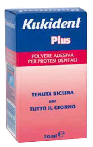 KUKIDENT PLUS POLVERE ADESIVA PER PROTESI DENTARIE 30 G - Farmacia Murachelli Di Putelli dr. Giovanni
