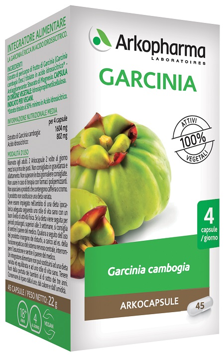 ARKO CAPSULE GARCINIA CAMB 45 CAPSULE - Farmacia Murachelli Di Putelli dr. Giovanni