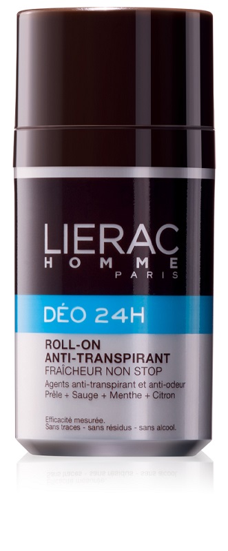 LIERAC HOMME DEO 24H ROLL ON ANTITRASPIRANTE FRESCHEZZA NON STOP 50 ML - Farmacia Murachelli Di Putelli dr. Giovanni