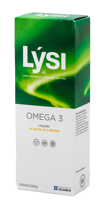 LYSI OMEGA3 LIQUIDO LIMONE 240 ML - Farmacia Murachelli Di Putelli dr. Giovanni