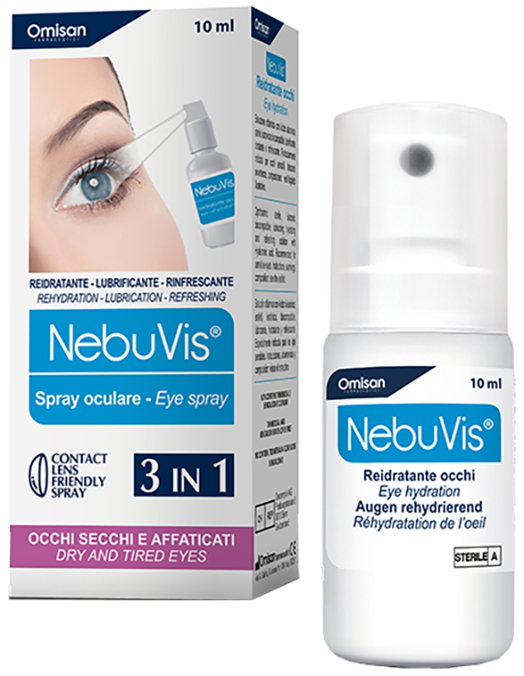 NEBUVIS REIDRATANTE OCCHI SPRAY 10 ML 1 PEZZO - Farmacia Murachelli Di Putelli dr. Giovanni