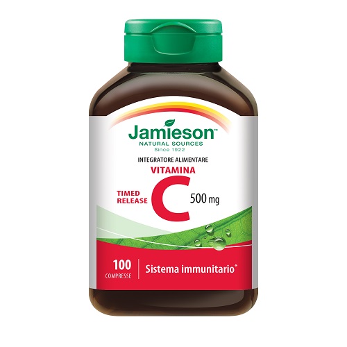 VITAMINA C 500 TIMED RELEASE GUSTO ARANCIA 100 COMPRESSE - Farmacia Murachelli Di Putelli dr. Giovanni