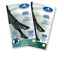 CALZA UOMO COTONE 70 DENARI  MEDIA BLU - Farmacia Murachelli Di Putelli dr. Giovanni